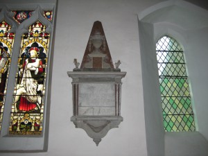 Withington - Herefordshire - St. Peter - memorial plaque 3